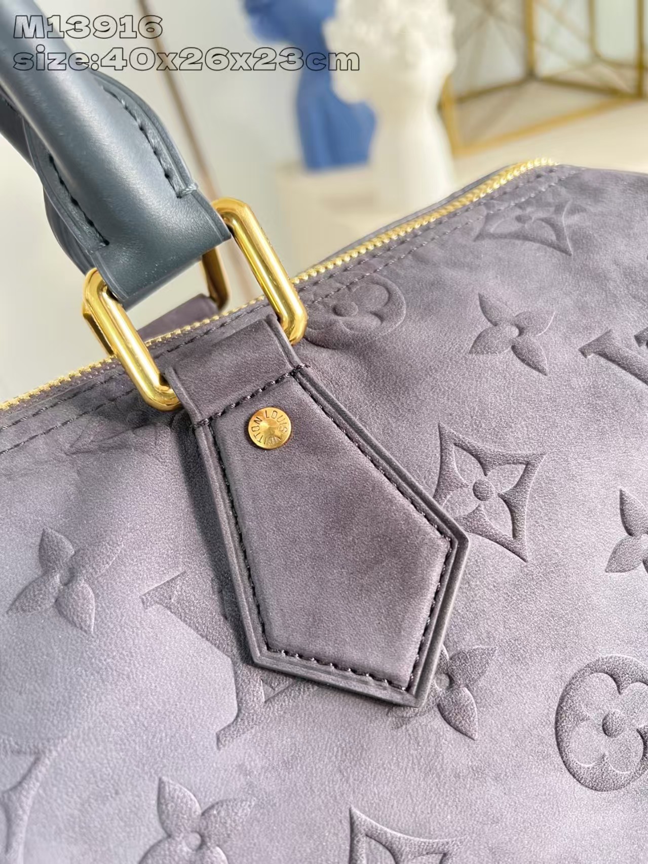 [TOP] Louis Vuitton LV  Speedy Bag 40-23-26 cm - Mushroom Gray - 711 Luxury