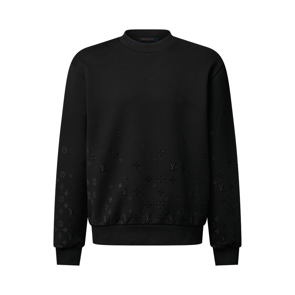 Louis Vuitton Accessory LOUIS VUITTON Flock Print Gradient Long-Sleeved Crewneck #389778 | Nigo Office