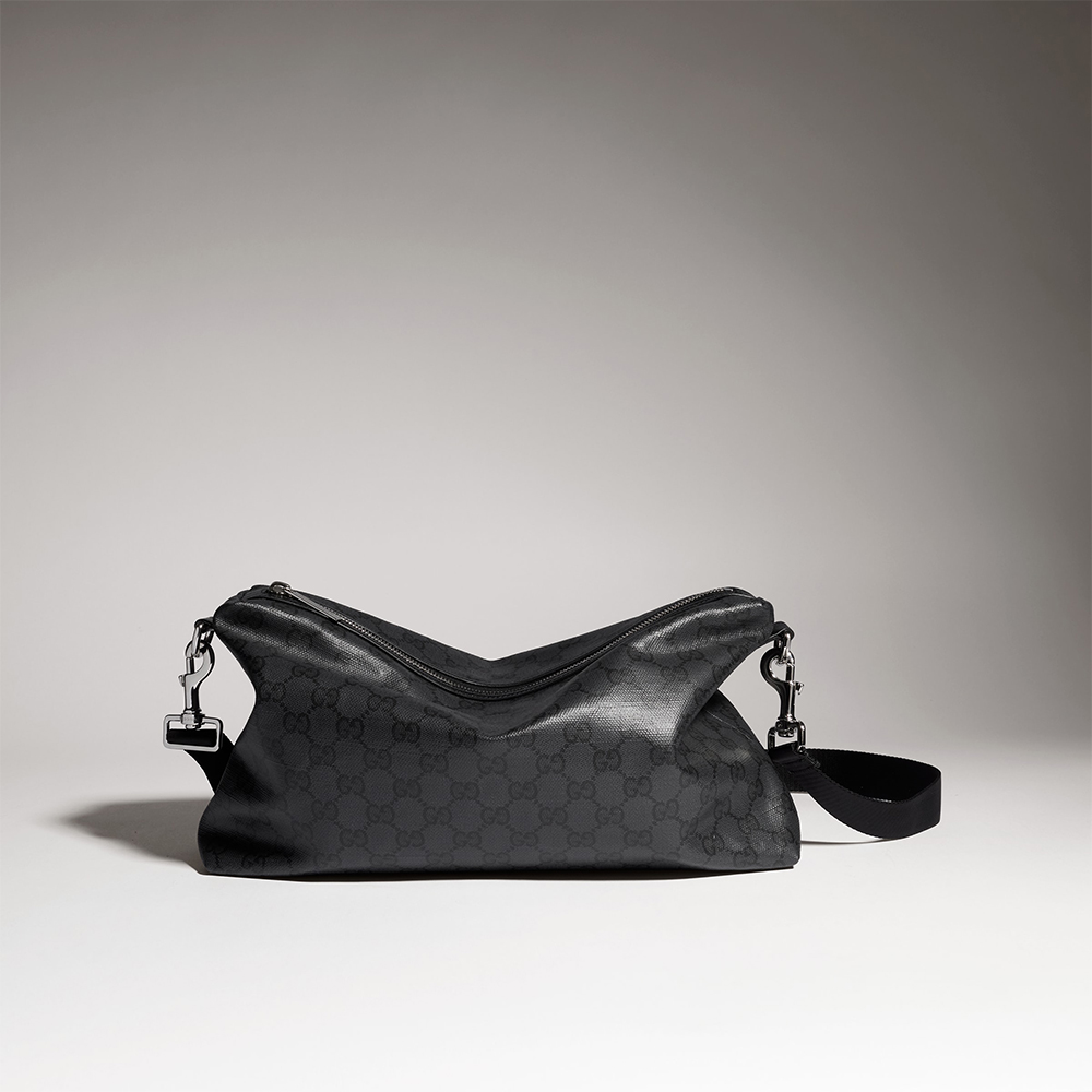 GUCCI Gucci Essence Classic Medium Crossbody Bag Gg Canvas #385178