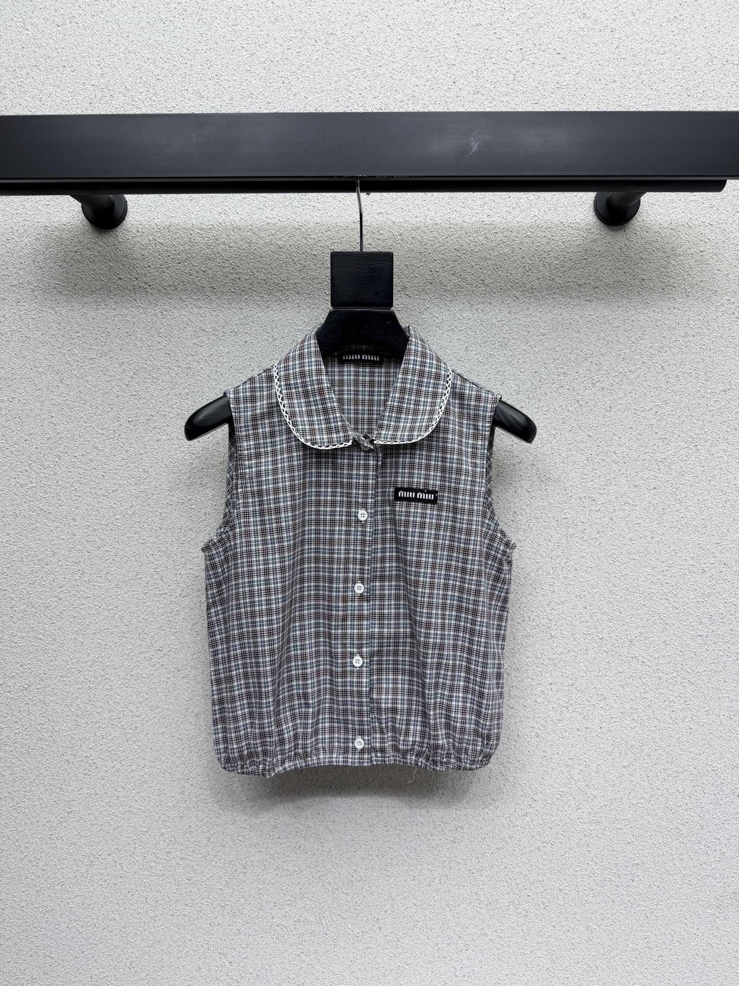 [TOP] Miu Miu Vest + Skirt - Gray - 711 Luxury