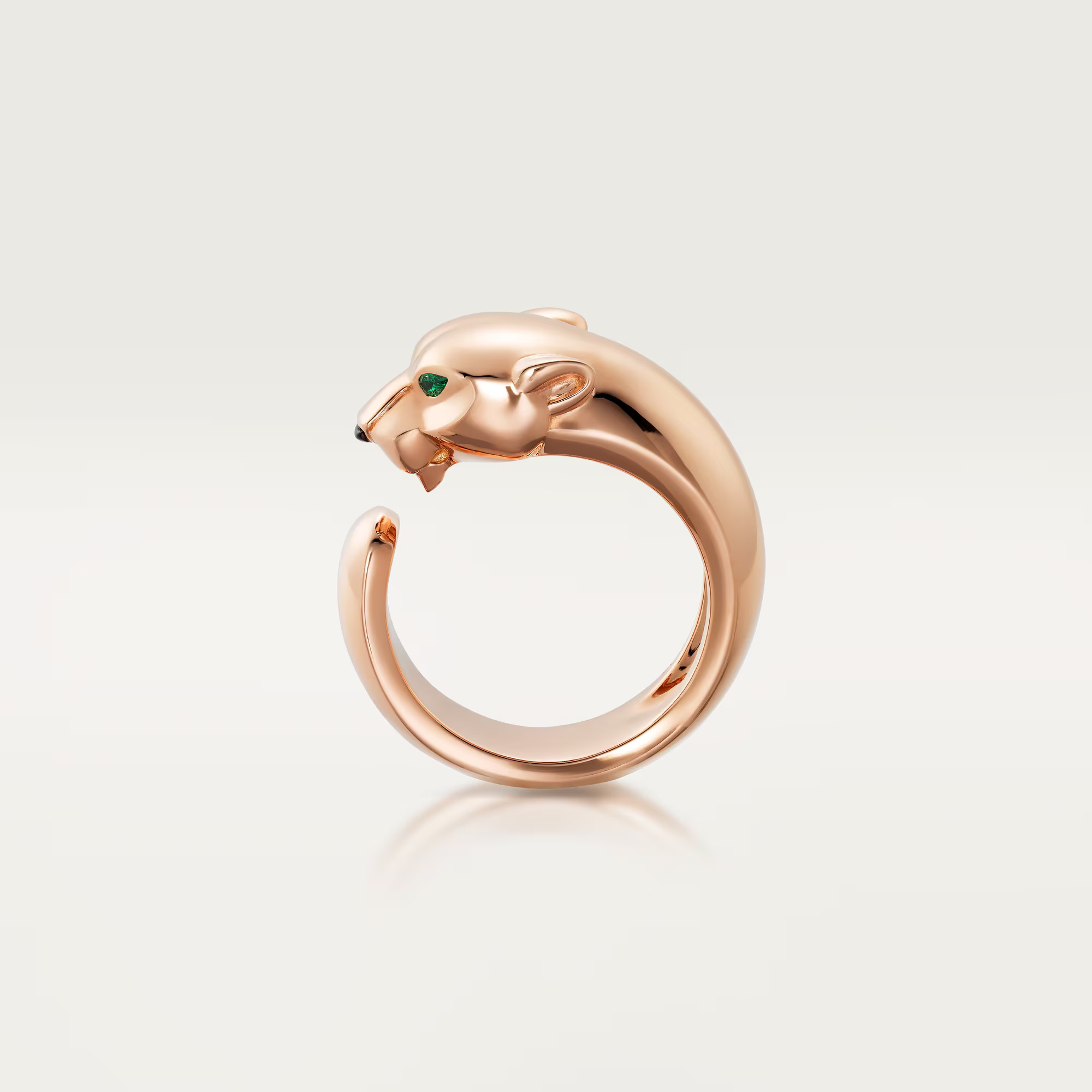 Carty Panther Pure Ring, Rose Gold, Medium Model