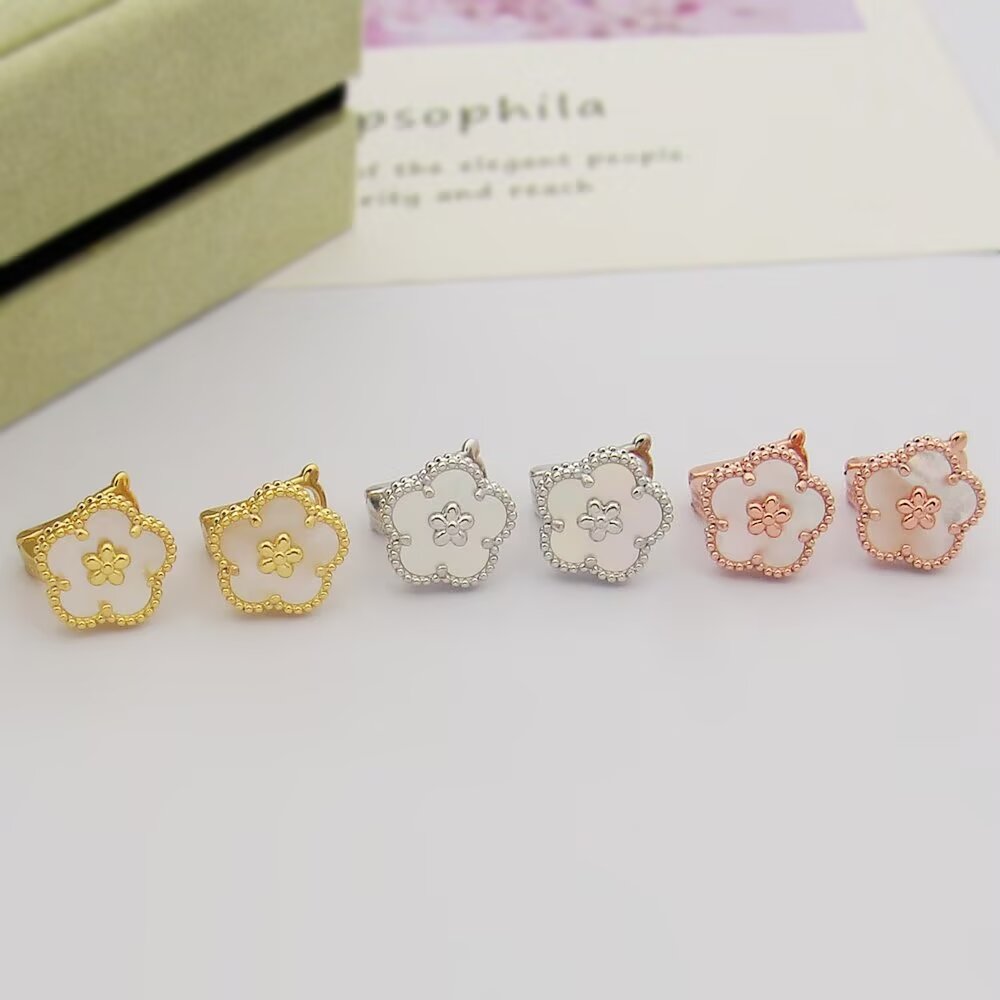 [TOP] Van Cleef & Arpels VCA Vintage  Earrings - 3 Colors - 711 Luxury