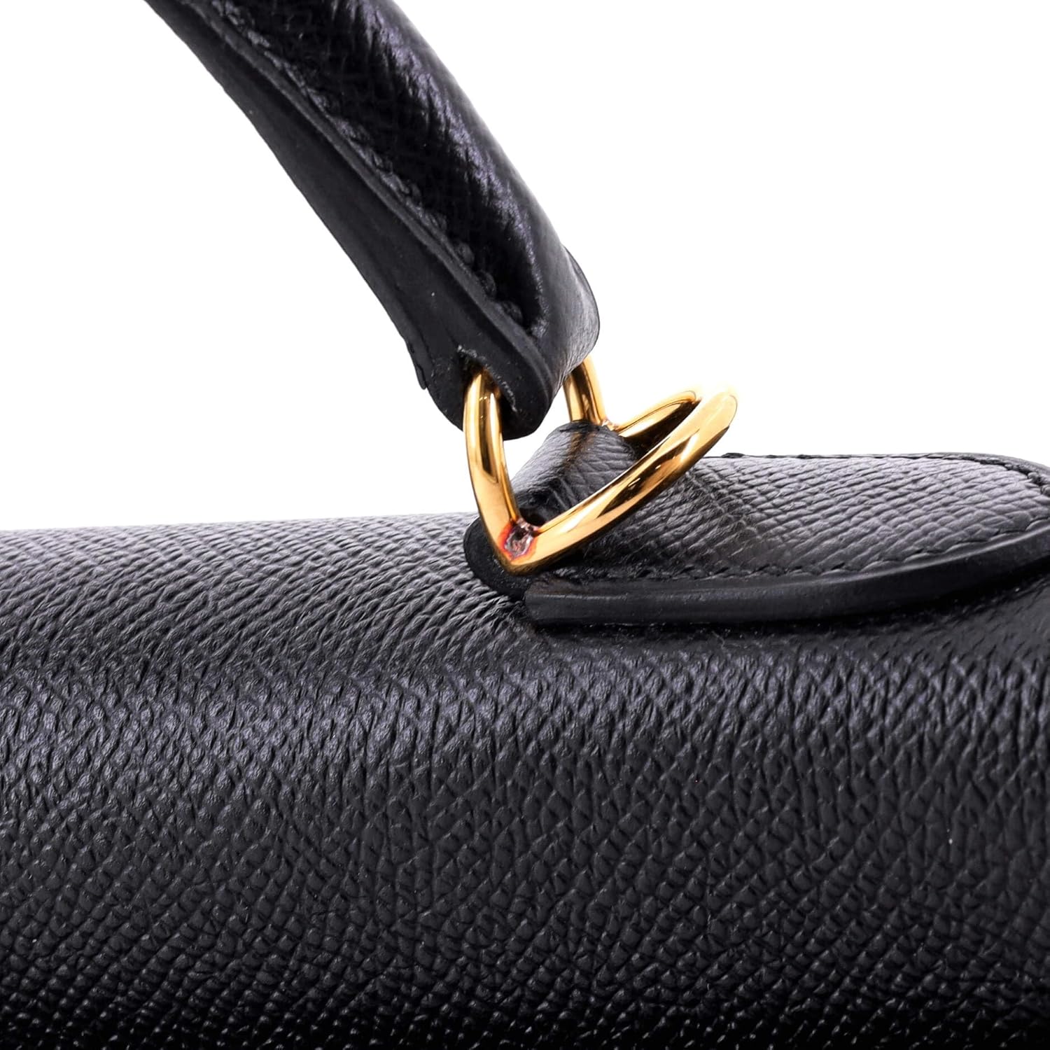 Hermès, Pre-Loved Kelly Handbag Black Epsom with Gold Hardware 32, Noir