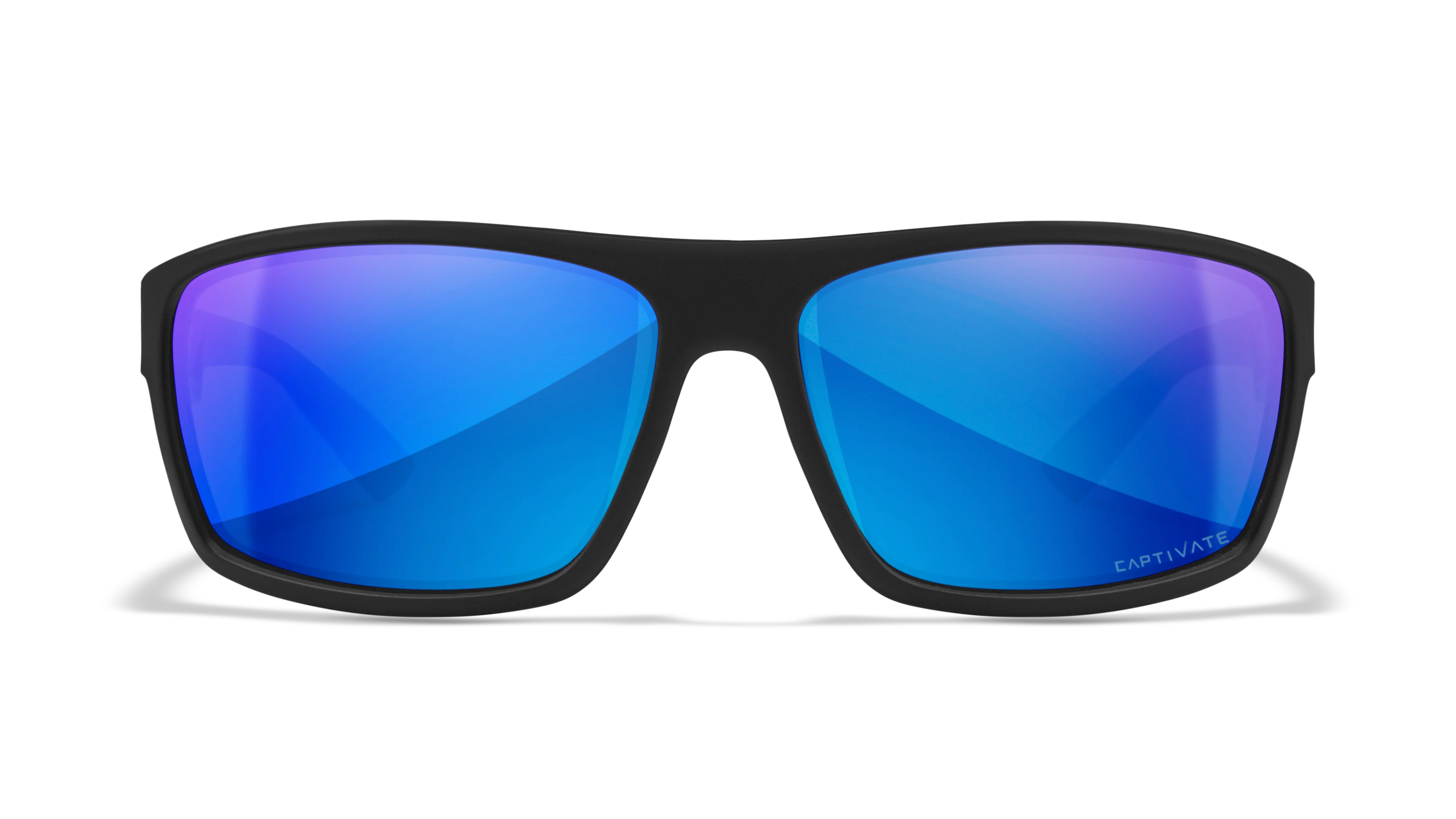 WX Peak XL - Matte Black | Captivate Polarized Blue Mirror