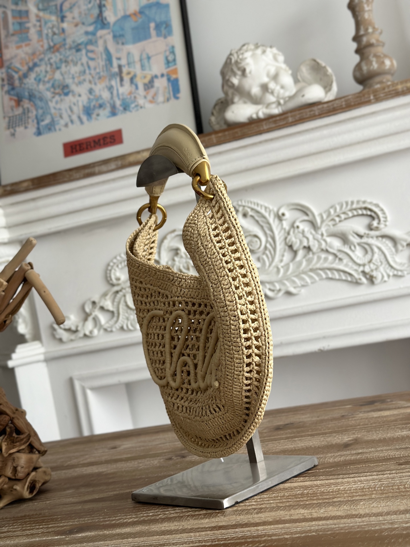 [TOP] Chloe Summer Banana Hobo Bag 36*21.5cm - Beige - 711 Luxury