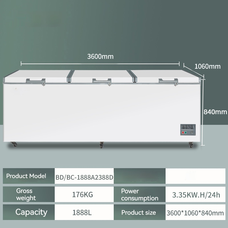 1188L 3.6m freezer---3.2CBM