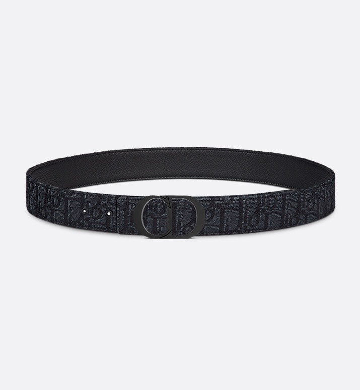 [TOP] Christian Dior Men's Belt Cowhide 35mm - Black - 711 Luxury