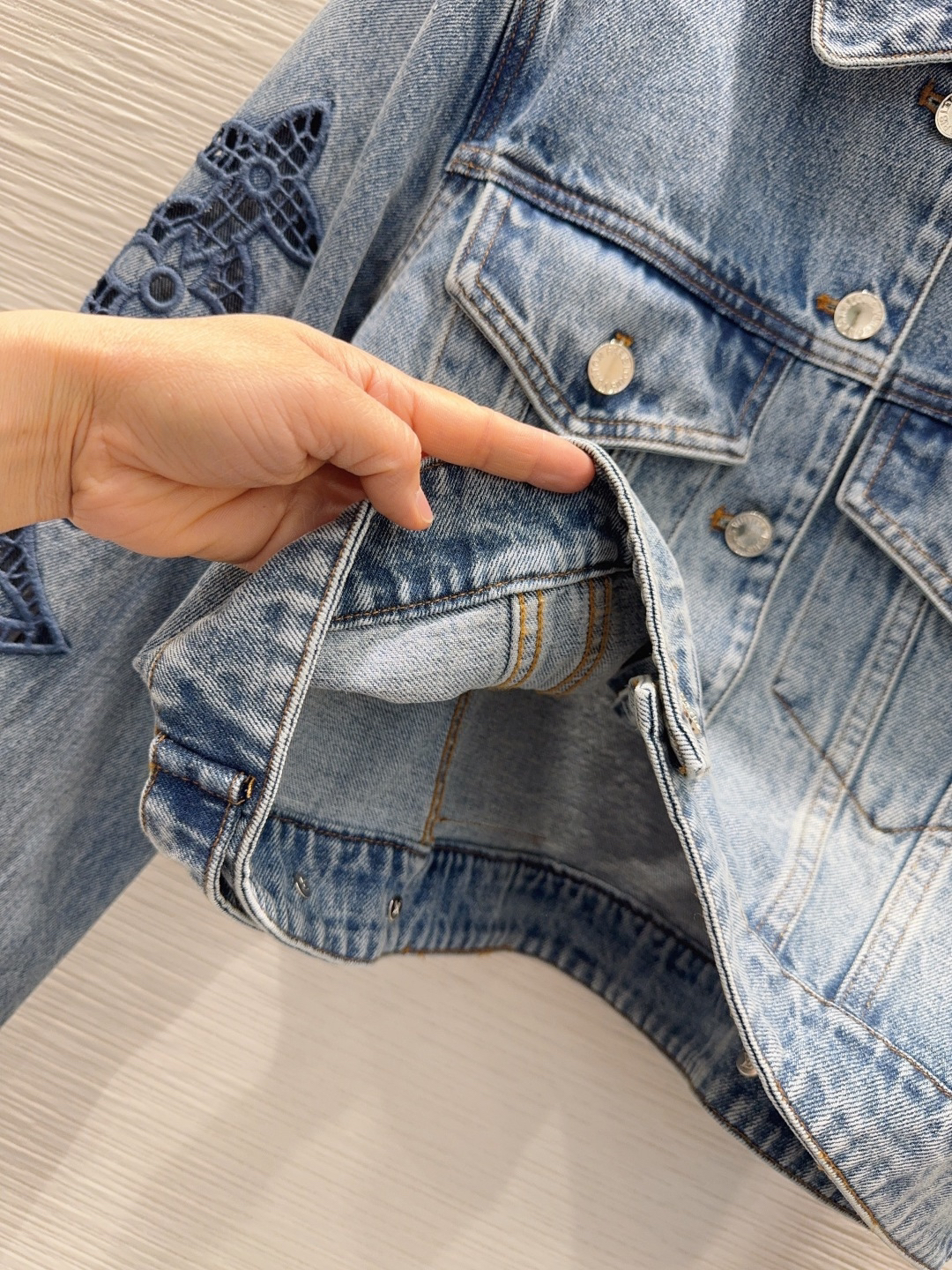 [TOP] Louis Vuitton LV Denim Jacket - Blue