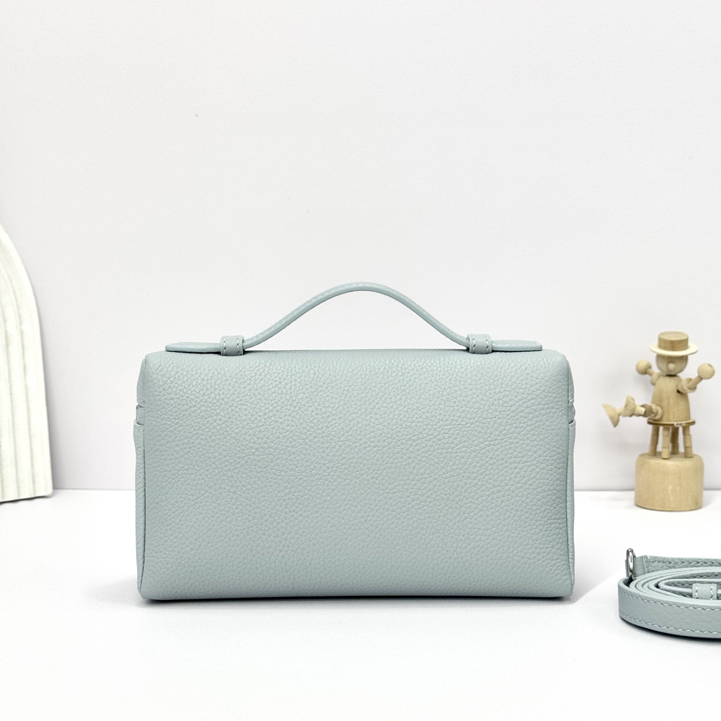 [TOP] Loro Piana Extra Poet L19 Bag 19 x 11 x 6.5 cm - Blue - 711 Luxury