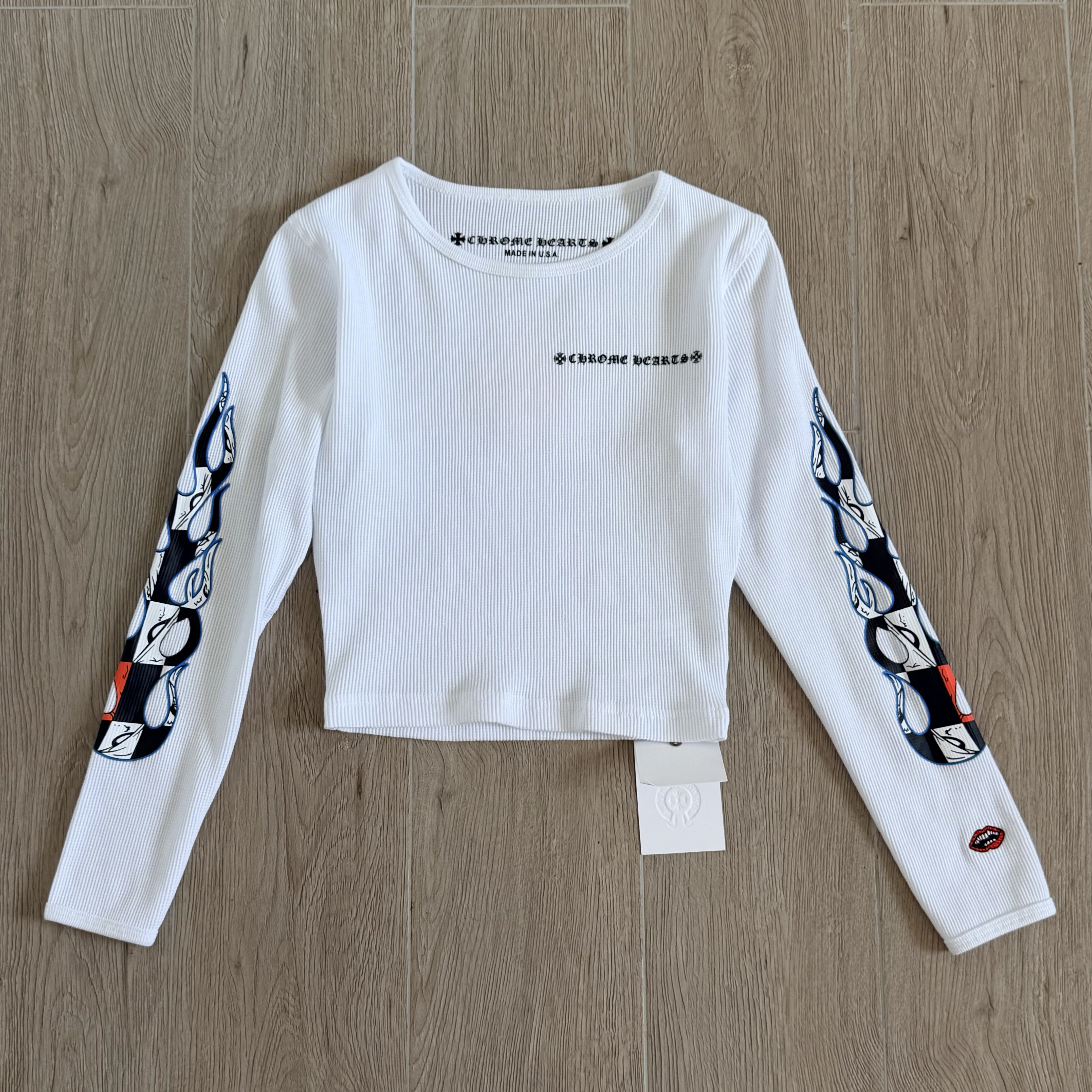 Chrome Hearts Clothing Chrome Hearts Waffle Graffiti Long Sleeve T-shirt #394634 View 2 | Nigo Office