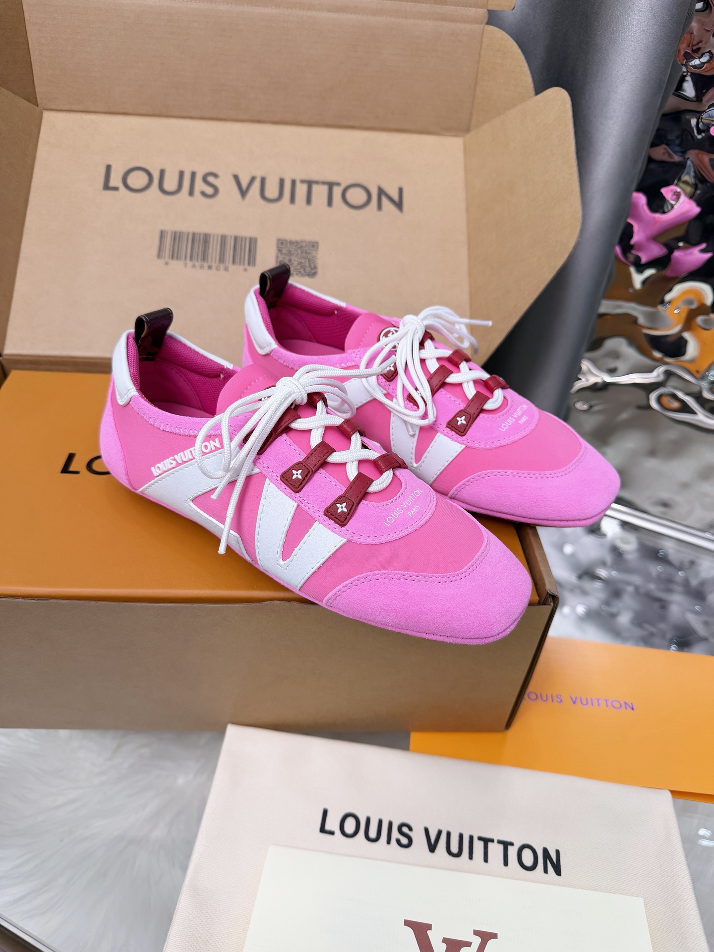 [TOP] Louis Vuitton LV Sneakerina Sneakers - Pink - 711 Luxury