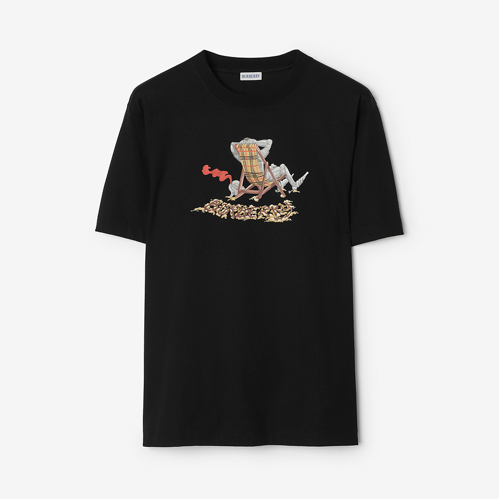 Burberry Beach Knight Cotton T-shirt #379648