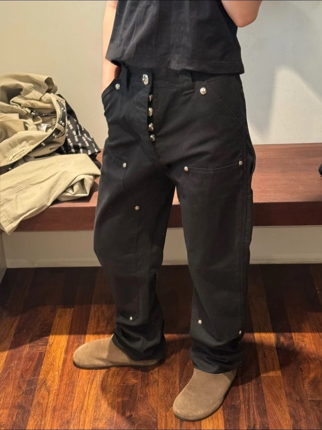 Chrome Hearts Accessory Chrome Hearts Double Knee Rivet Overalls #387200 View 2 | Nigo Office
