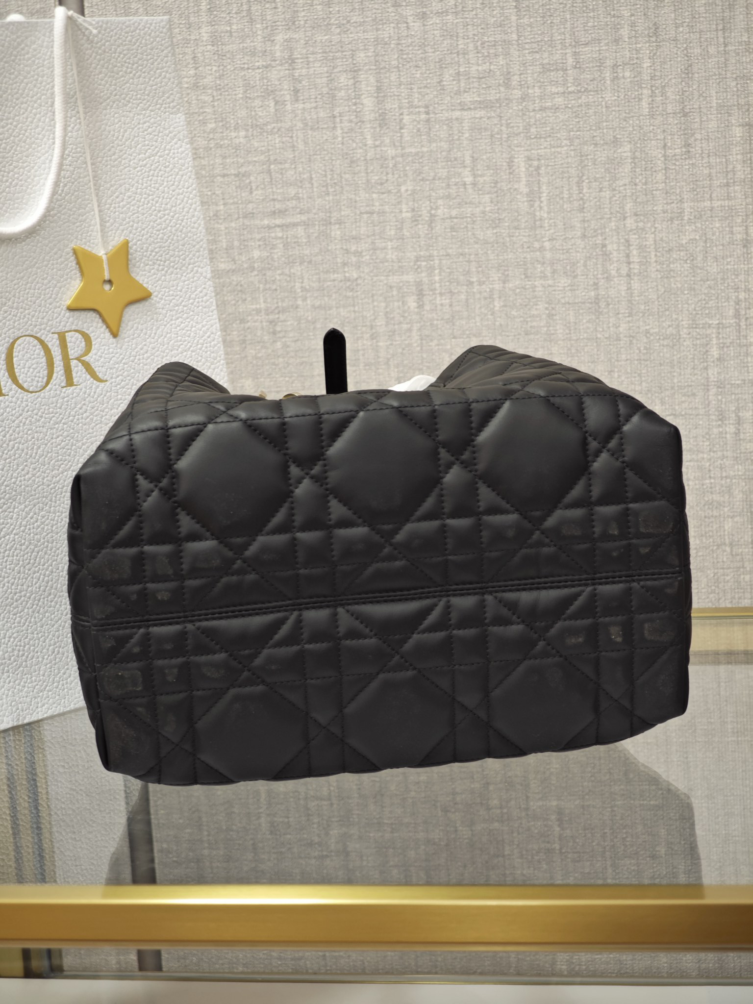 [TOP] Christian Dior Toujours Bag Calfskin Medium 28*21.5*19cm - Black