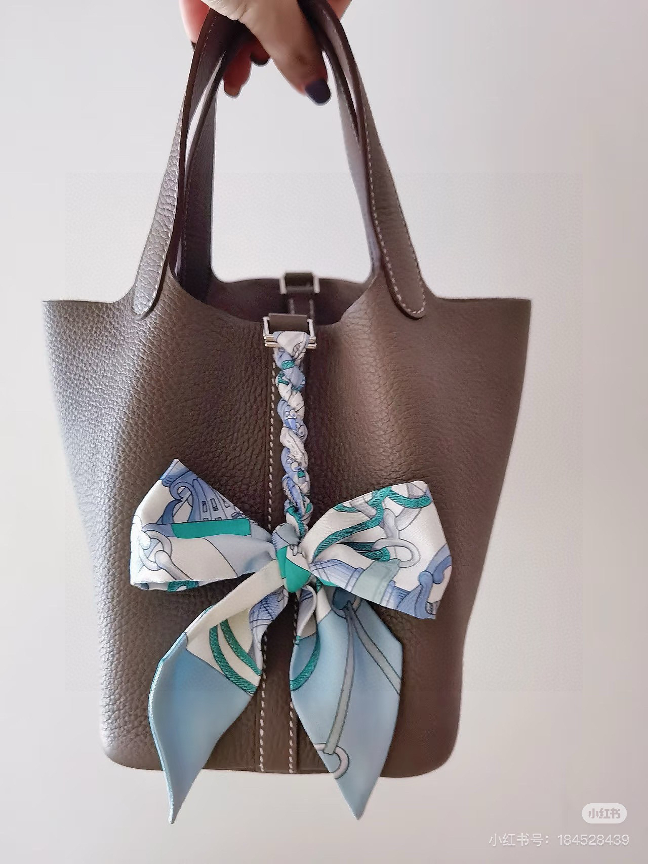 [TOP] HERMES Twilly Scarf 5x86cm - Blue - 711 Luxury