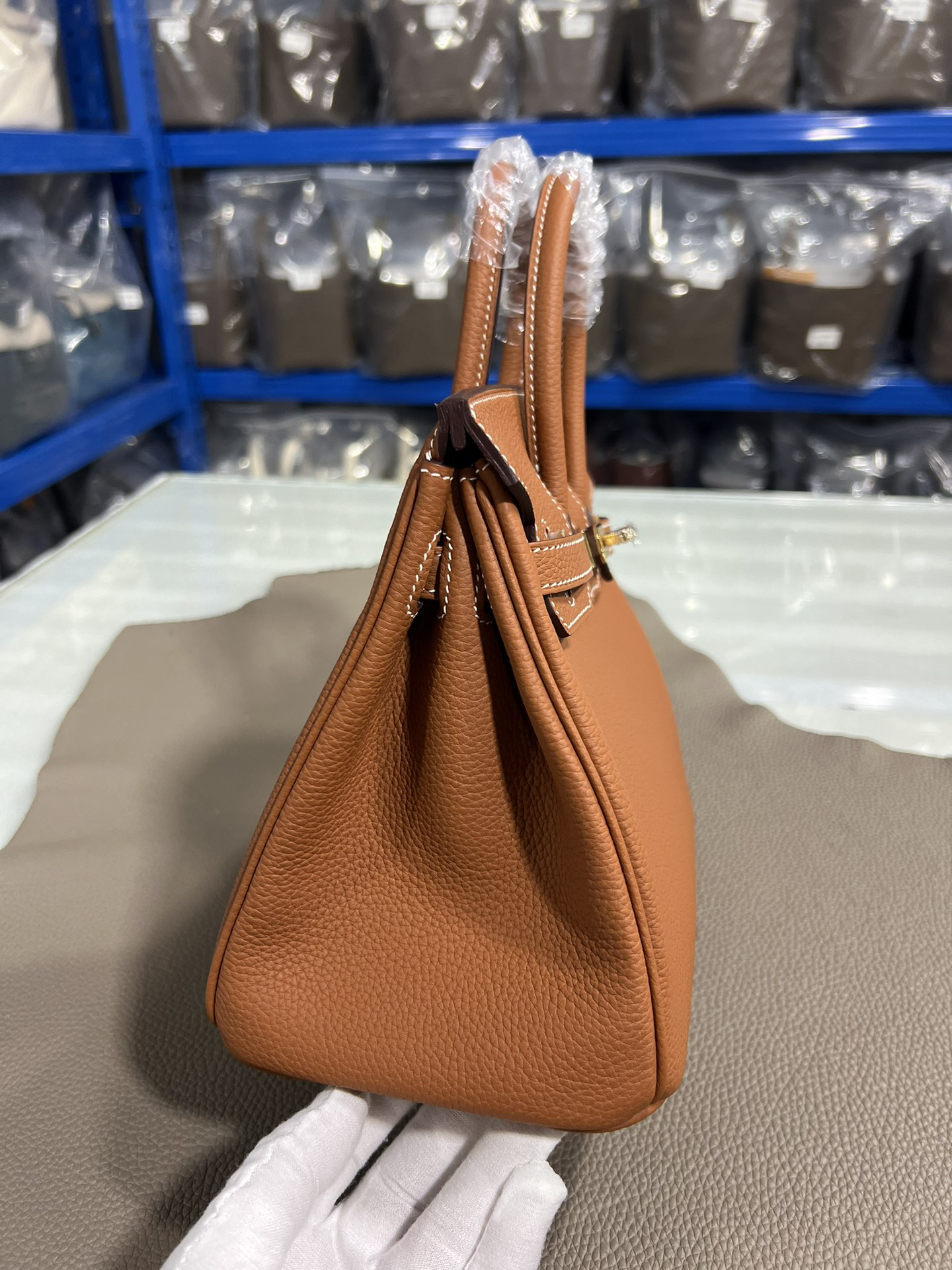 [TOP] HERMES Birkin Togo Leather 25cm - Gold & GHW