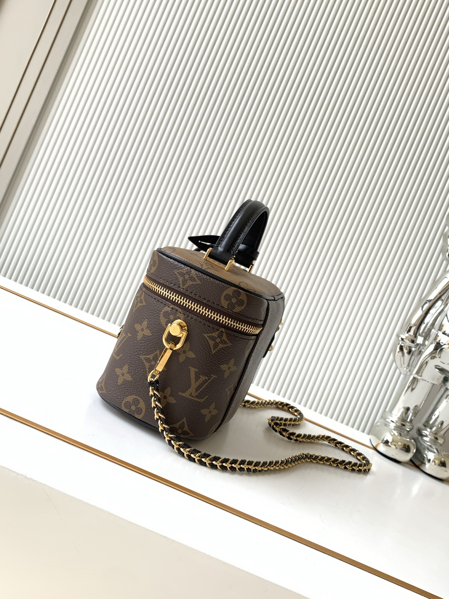 [TOP] Louis Vuitton LV Nice Makeup Bag 19x13x11cm - Brown - 711 Luxury