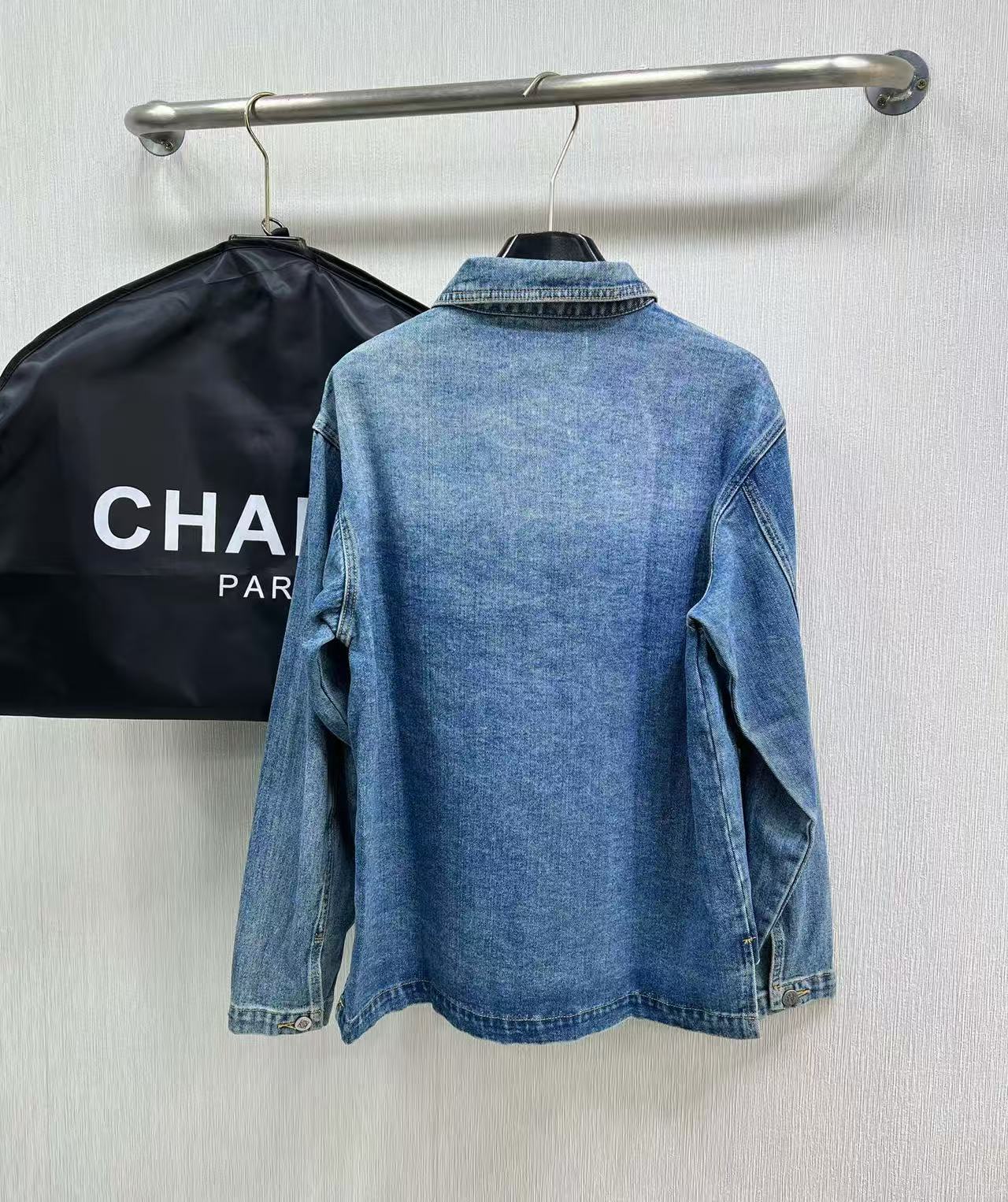 [TOP] LOEWE Denim Jacket - Blue - 711 Luxury
