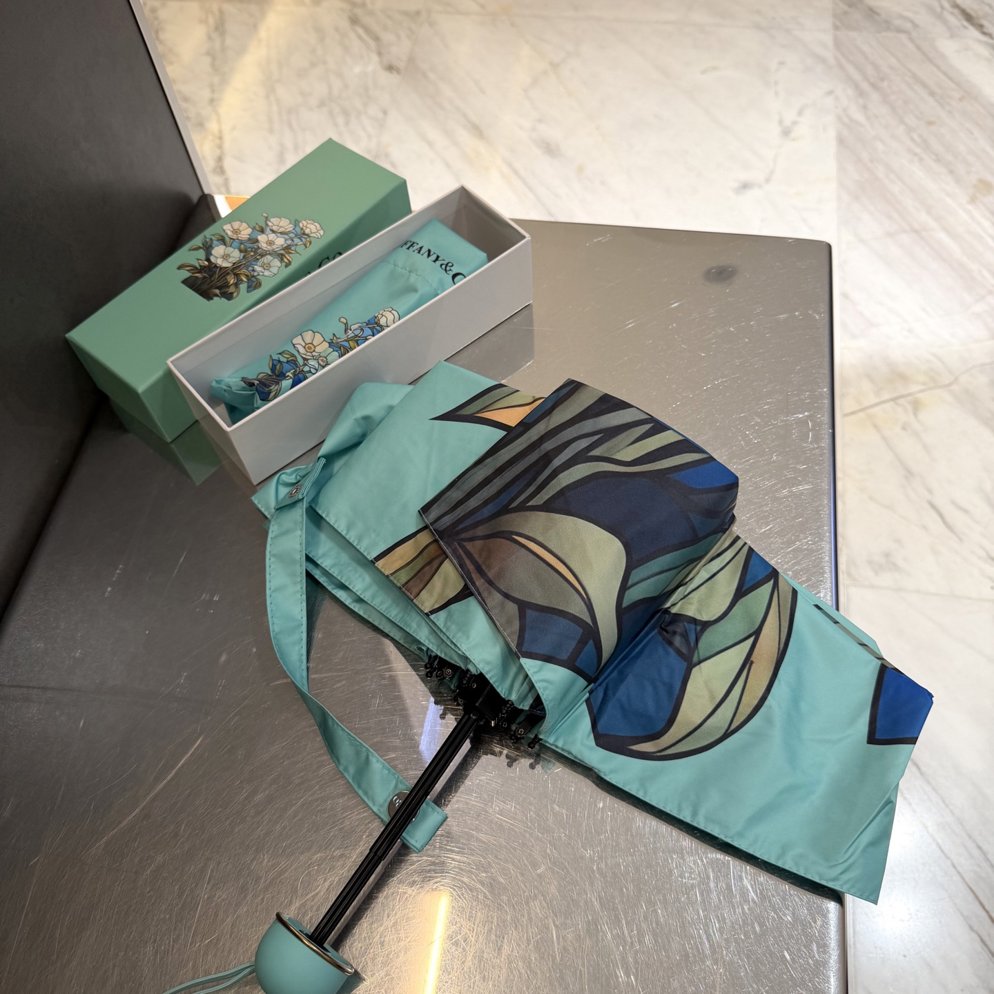 [TOP] Tiffany Umbrella - Blue - 711 Luxury