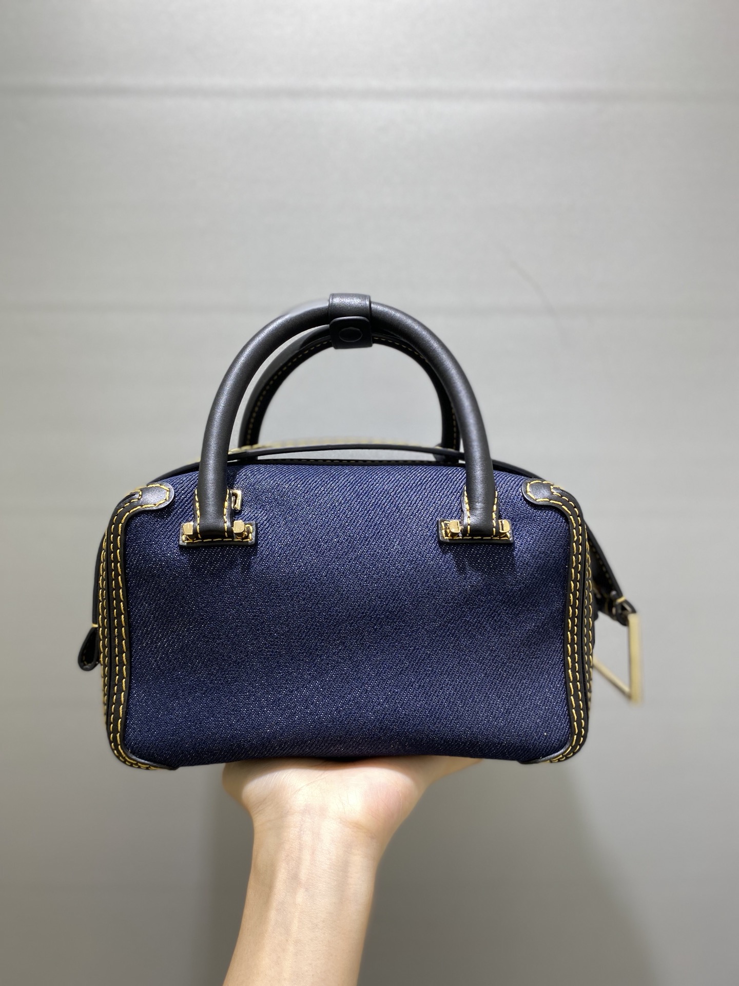 [TOP] Delvaux Cool Box Bag Denim 22cm - Dark Blue - 711 Luxury