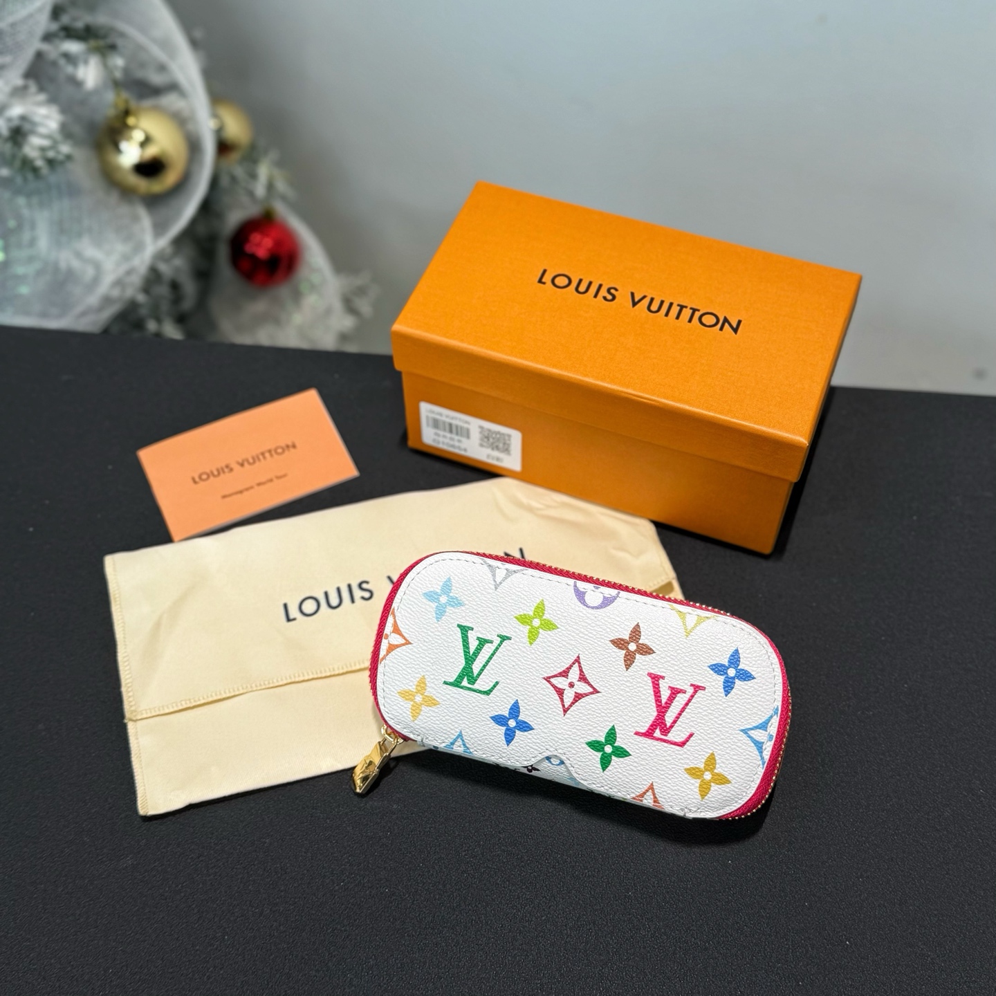 LOUIS VUITTON LV x TM Monogram Multicolor Sunglasses Pouch GI1287 G11540#382093