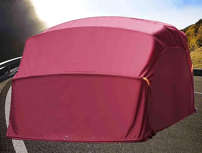 All Weather Proof Carport - Foldable & Retractable Car Shelter, Lockable, Durable