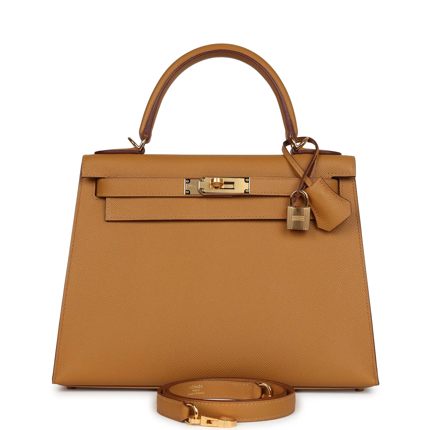 Hermes Kelly Sellier  Sesame Epsom Gold Hardware