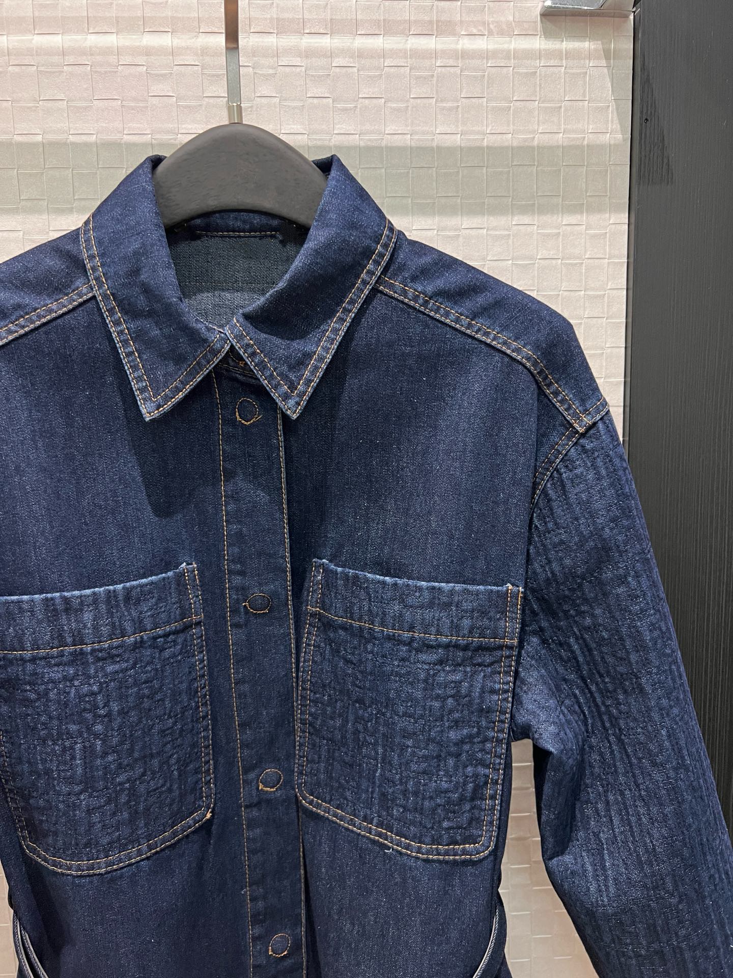 [TOP] FENDI Jeans Shirt Jacket - Blue