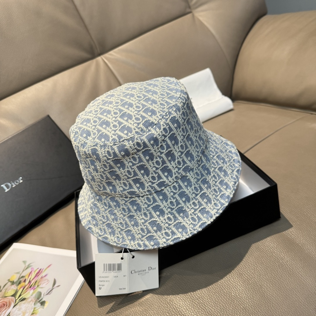 [TOP] Christian Dior  Fisherman Hat - Blue - 711 Luxury