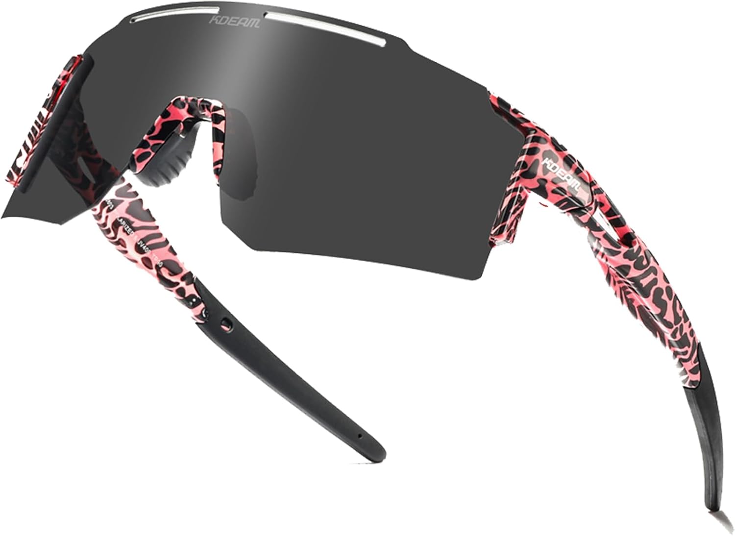 ZEMFAY Sports Polarized Sunglasses Men Women UV400 Cycling Glasses Windproof Goggles for Driving Running Golf Eyewear