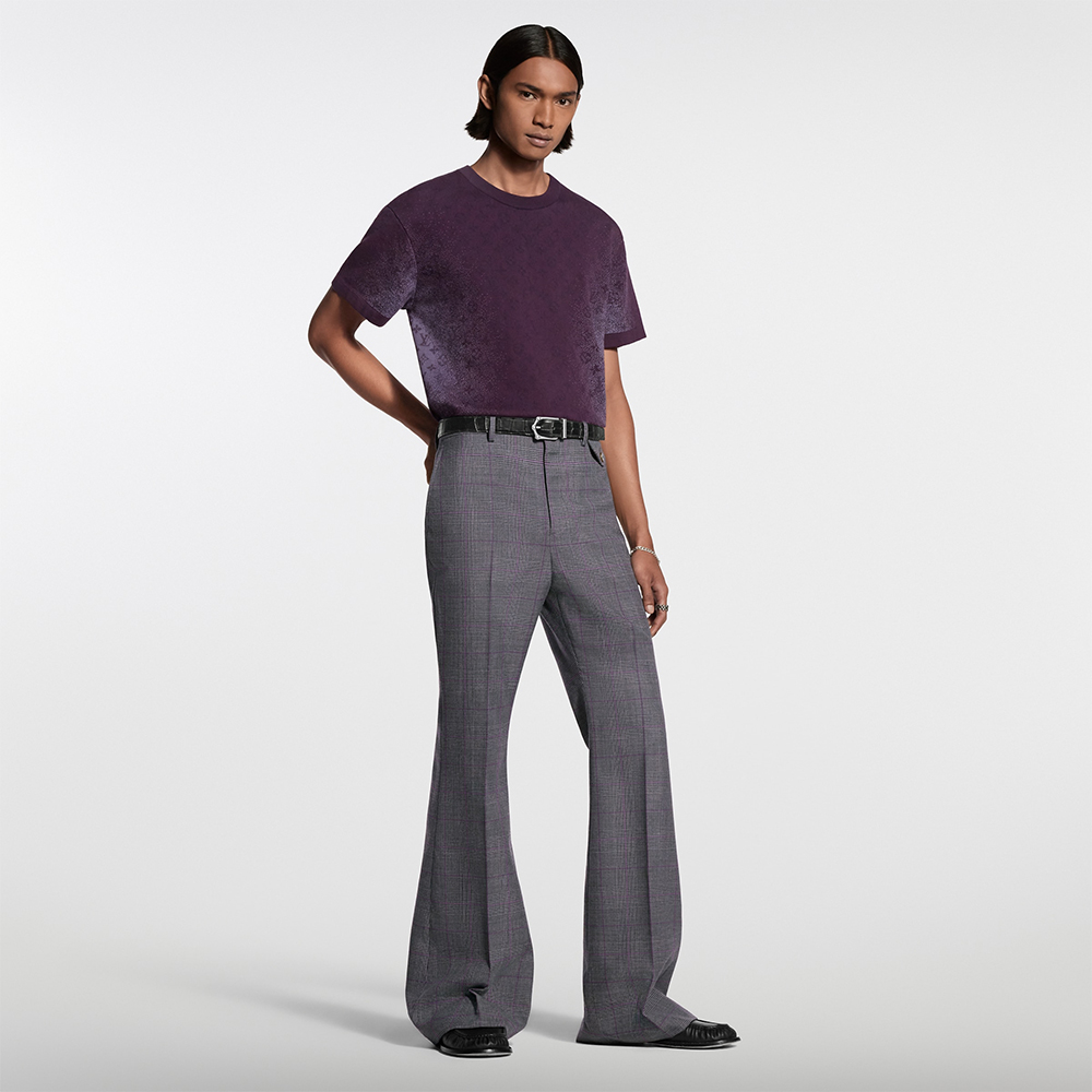 NIGO LOUIS VUITTON Monogram Jacquard Short-Sleeved Crewneck #nigo376469