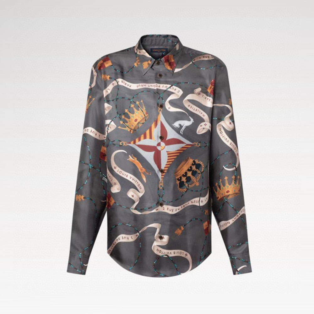 Louis Vuitton Printed Silk Shirt #382794