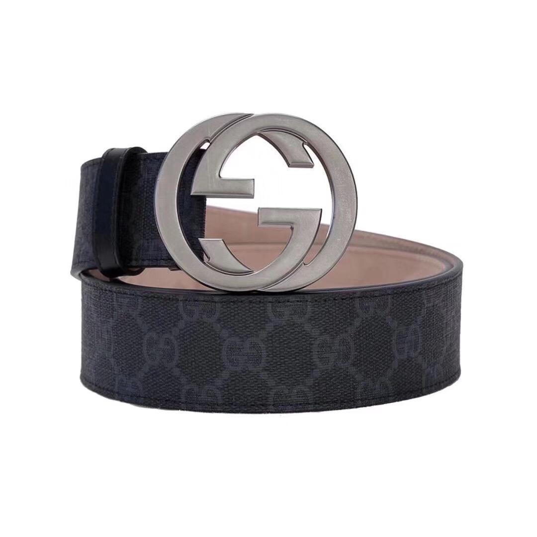 [TOP] GUCCI Belt 3.8cm - Black - 711 Luxury