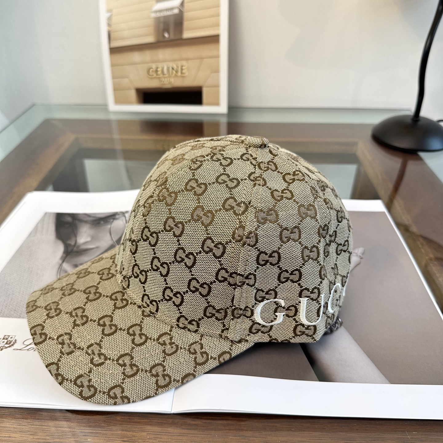 [TOP] GUCCI Baseball Hat - Brown - 711 Luxury