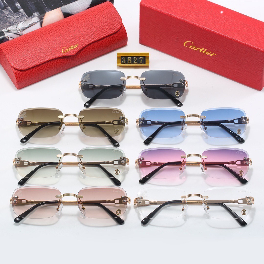 [TOP] Cartier Sunglasses - 7 Colors - 711 Luxury