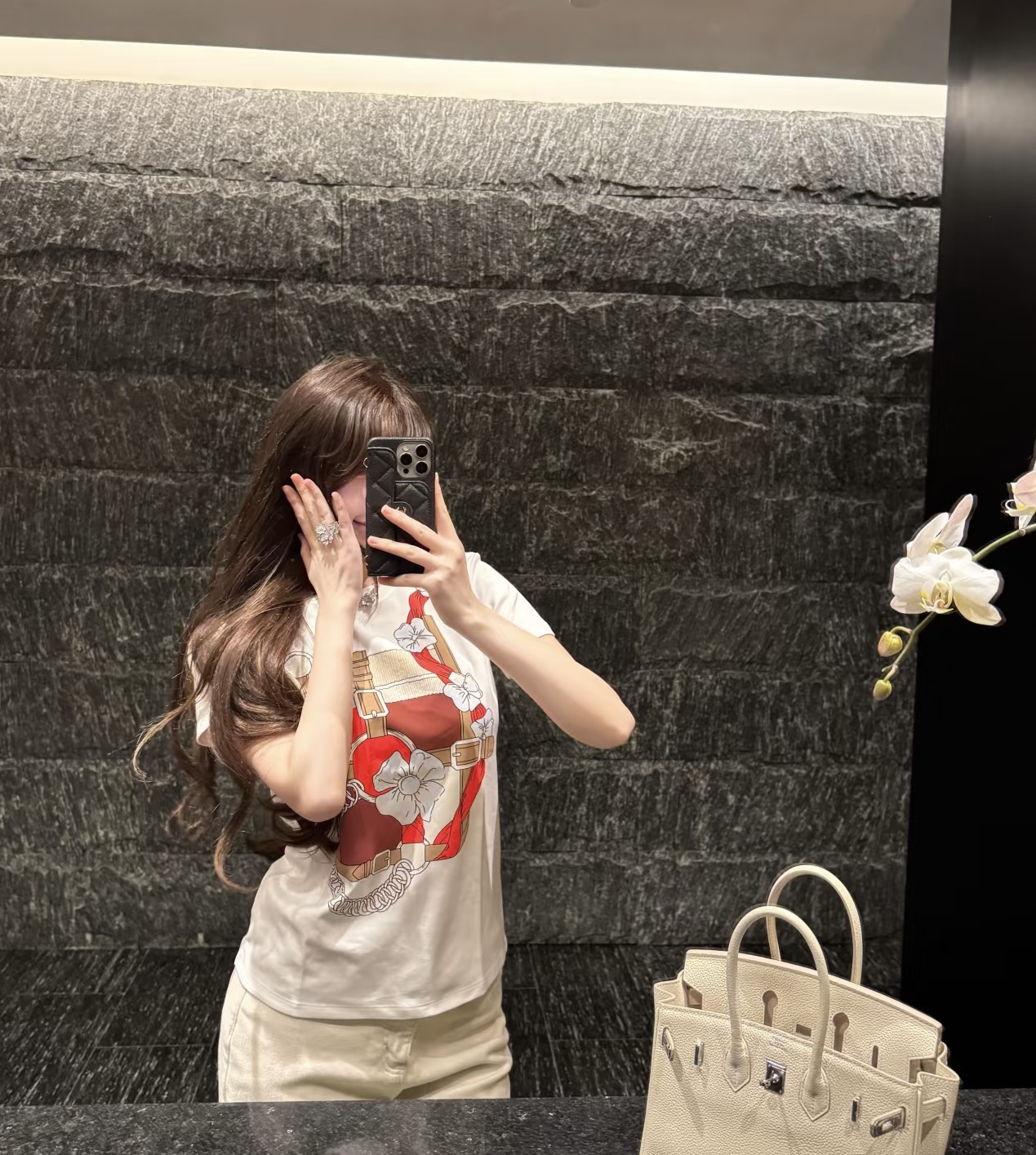 [TOP] HERMES Short-Sleeve T-Shirt - White