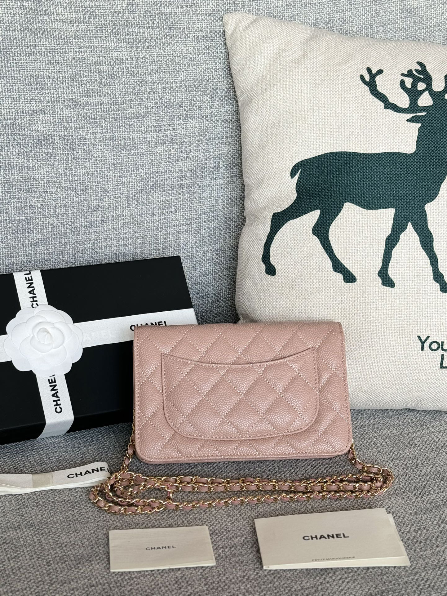 [TOP] CHANEL Woc Bag Cowhide 19x12x3cm - Pink & GHW - 711 Luxury