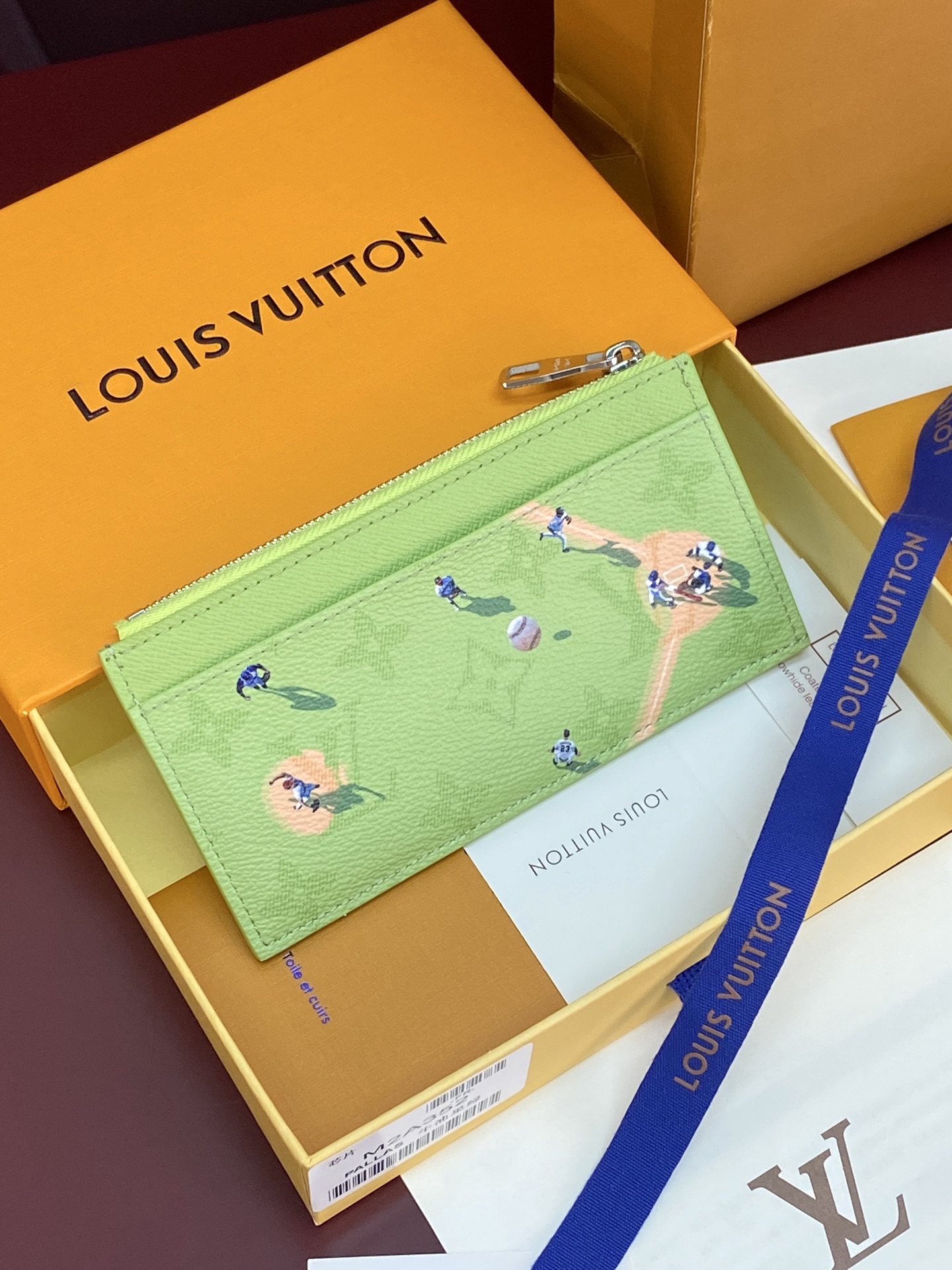 [TOP] Louis Vuitton LV Coin Card Holder  - Green - 711 Luxury