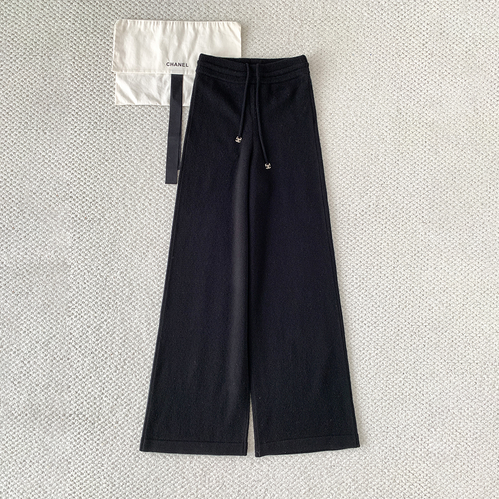 Chanel Clothing Chanel CC Wide Leg Knitted Pants #395887 | Nigo Office