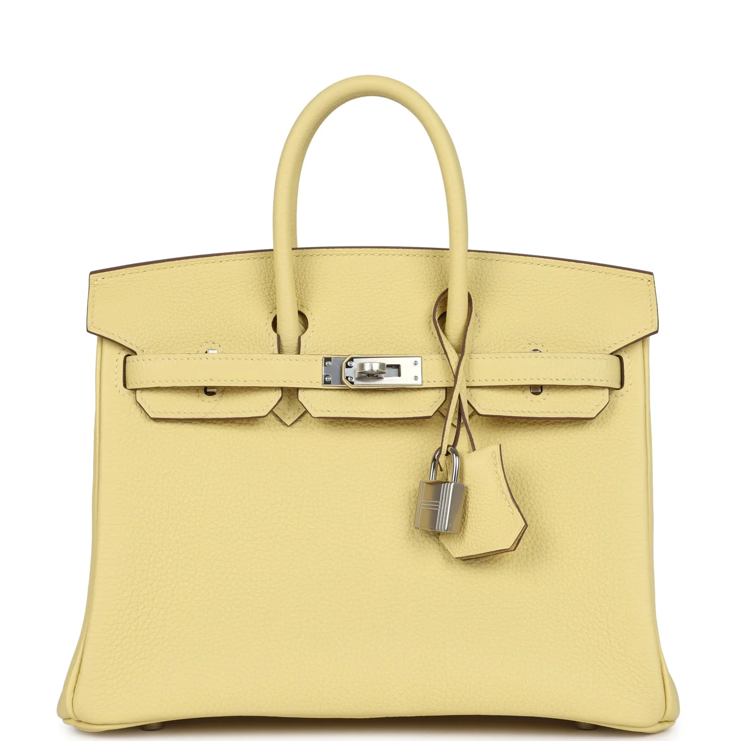 Hermes BirkinJaune Poussin Togo Palladium Hardware