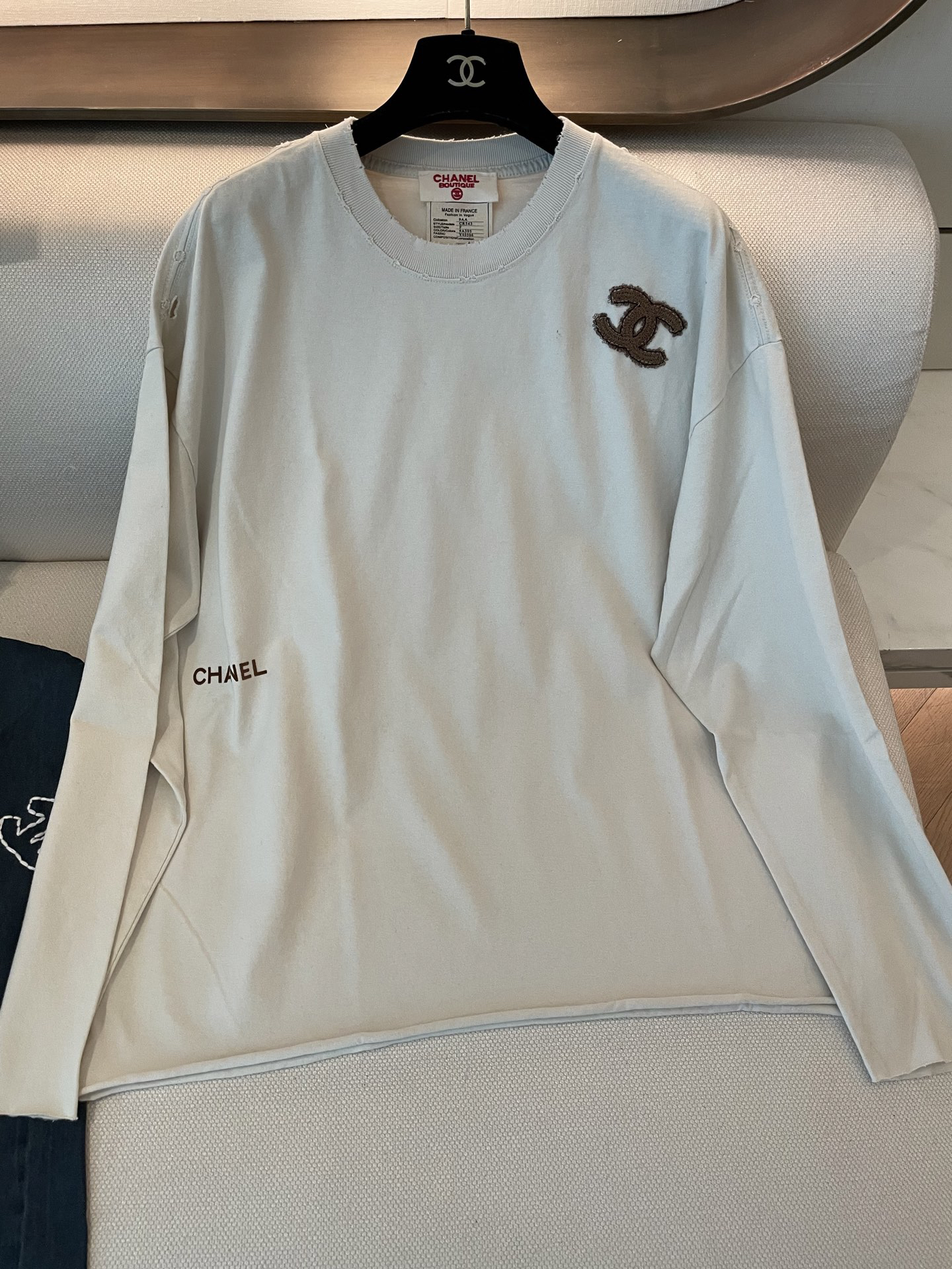 [TOP] CHANEL Long Sleeves - Grey