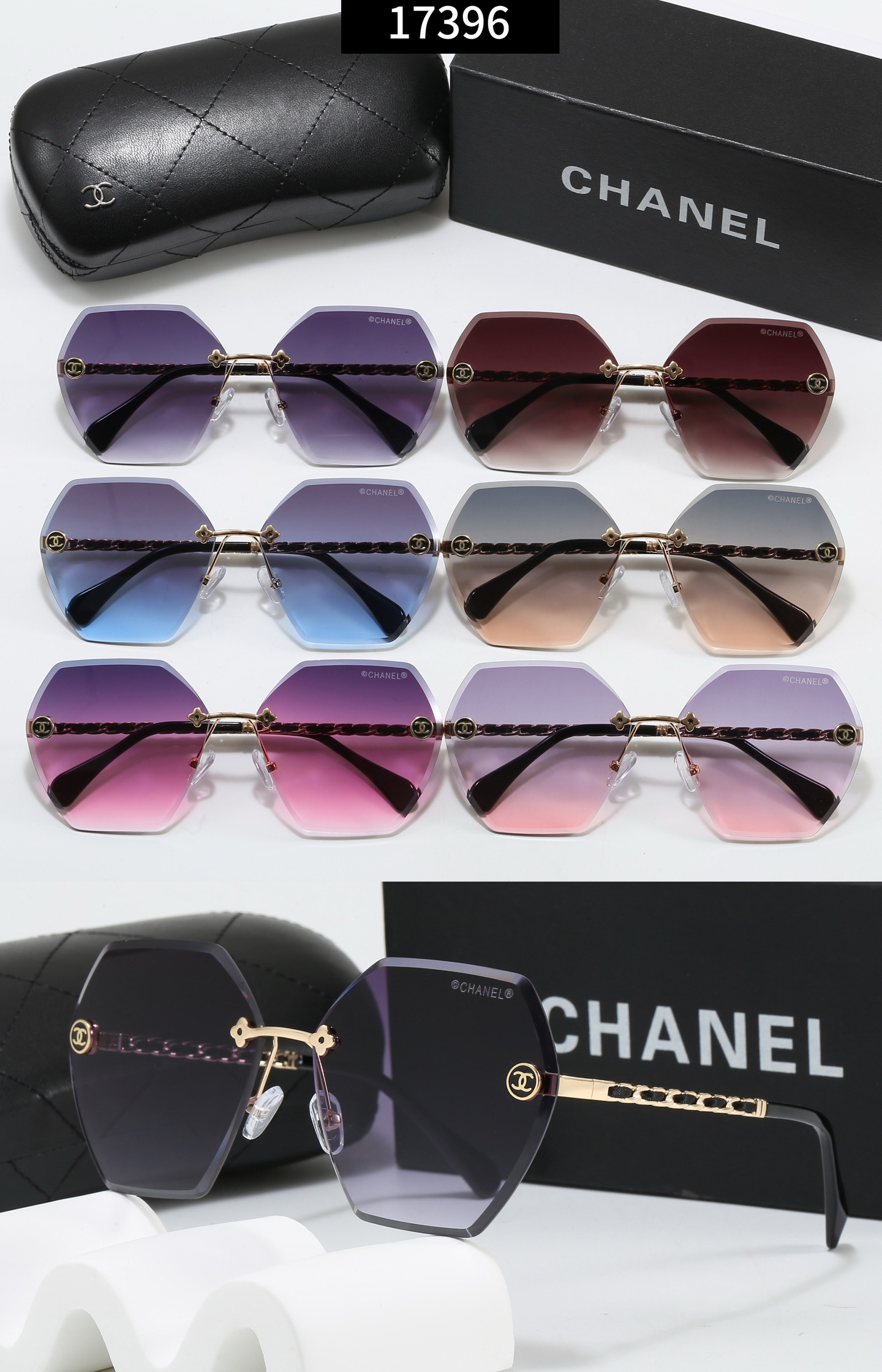 [TOP] CHANEL Sunglasses - 6 Colors - 711 Luxury