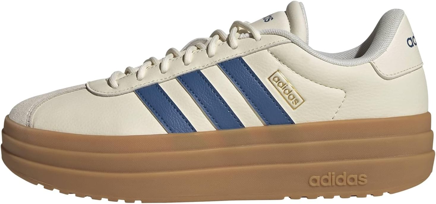 adidas Womens Vl Court 3.0 Lace Up Sneakers Shoes Casual - Black, White