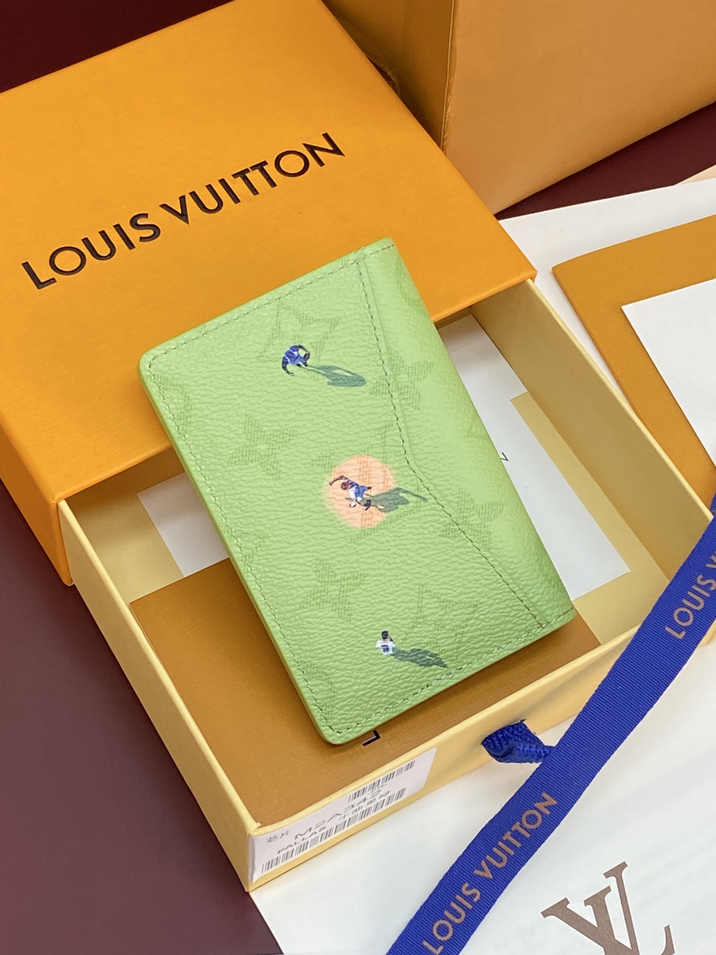 [TOP] Louis Vuitton LV Colored Monogram Wallet 11.1 x 1 x 7.5  cm - Green - 711 Luxury