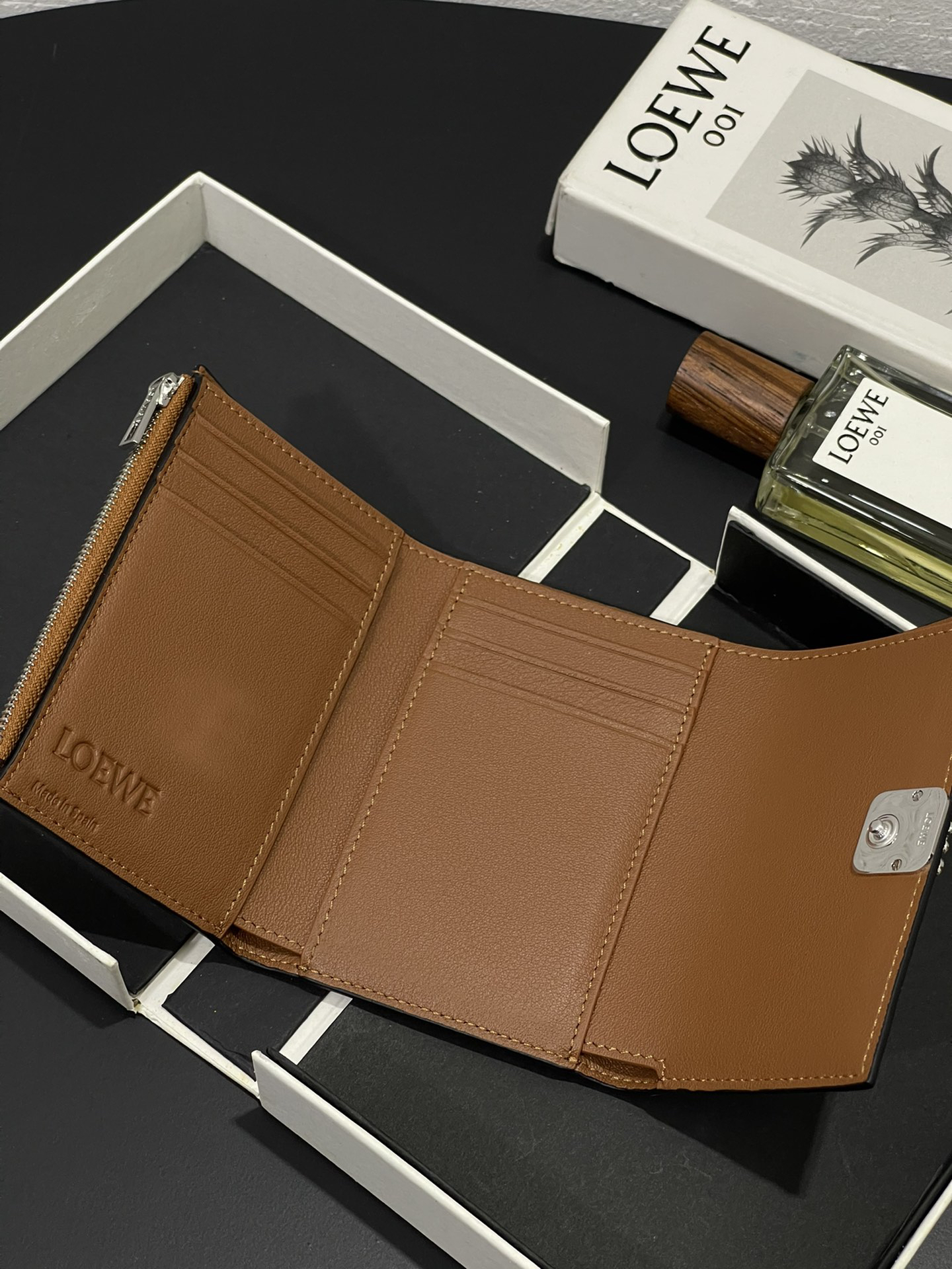 [TOP] LOEWE  Wallet 11.8*8 cm - Brown - 711 Luxury