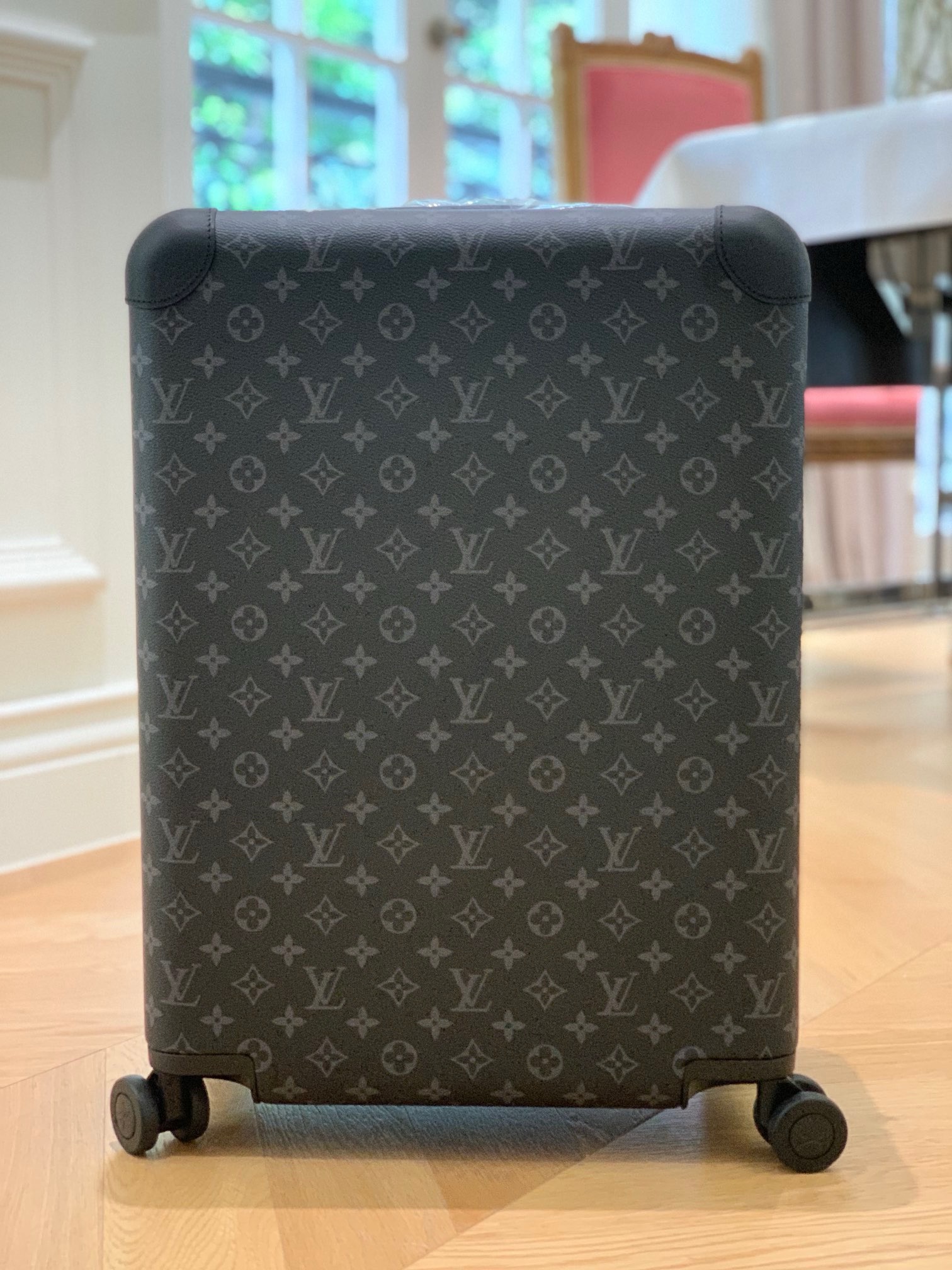 [TOP] Louis Vuitton LV Rolling Luggage Horizon 55 - Black - 711 Luxury