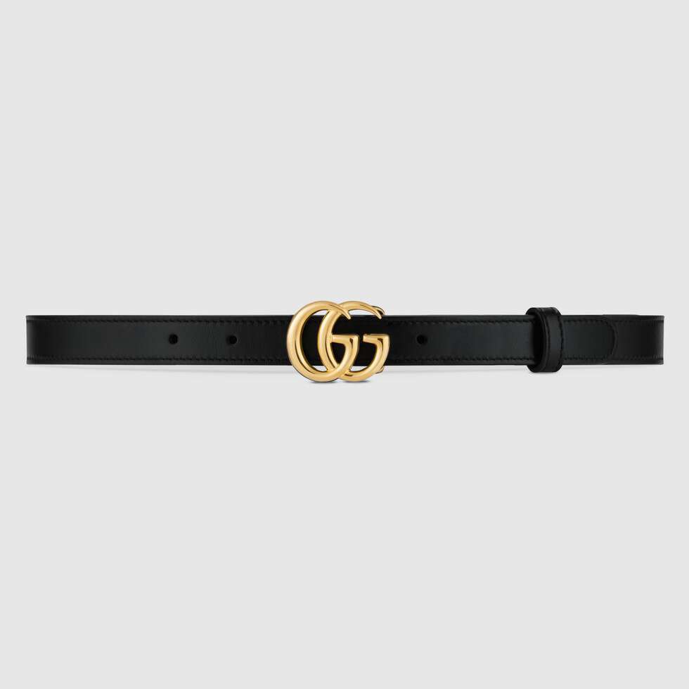 [TOP] GUCCI GG Belt Calfskin 2.0cm - Black - 711 Luxury