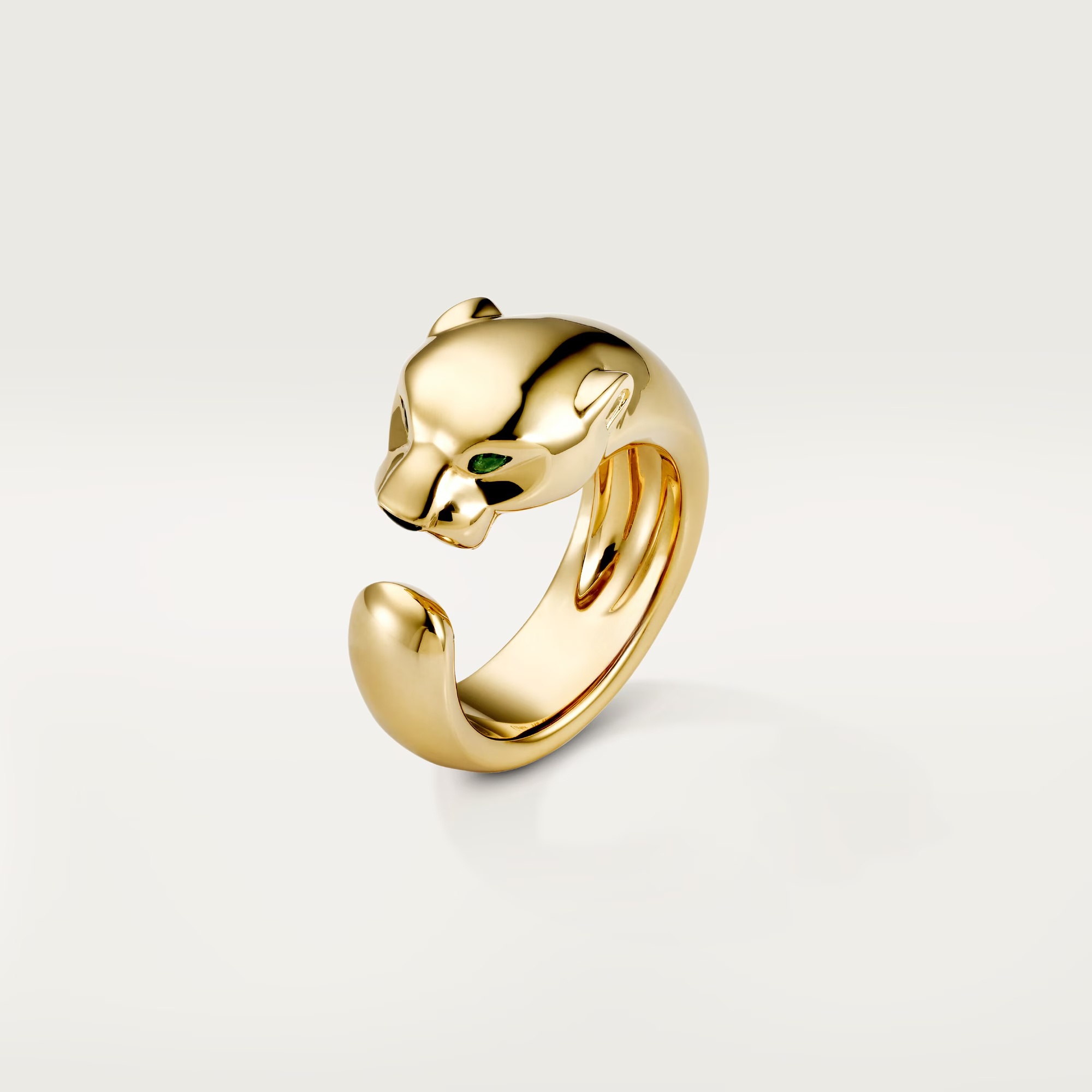 Carty Panther Pure Ring, Yellow Gold, Medium Model