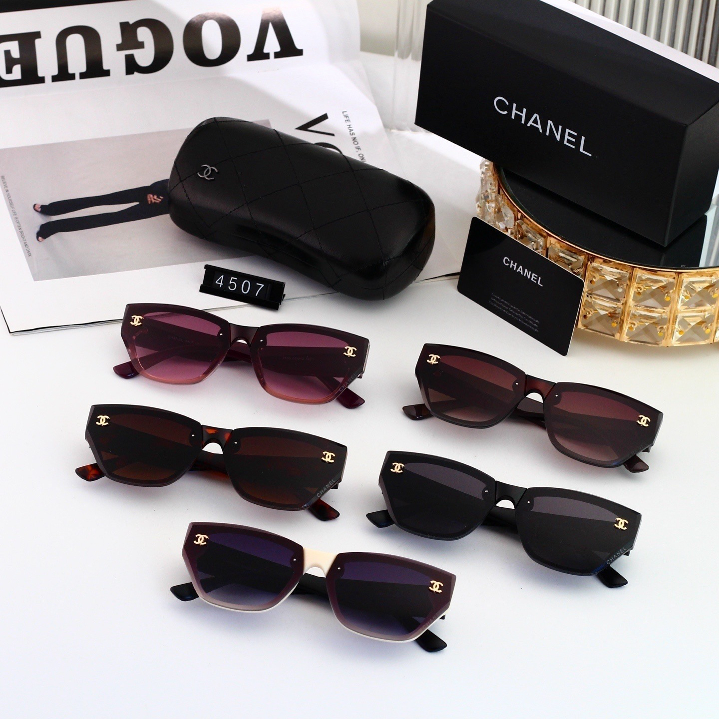 [TOP] CHANEL Sunglasses - 5 Colors - 711 Luxury