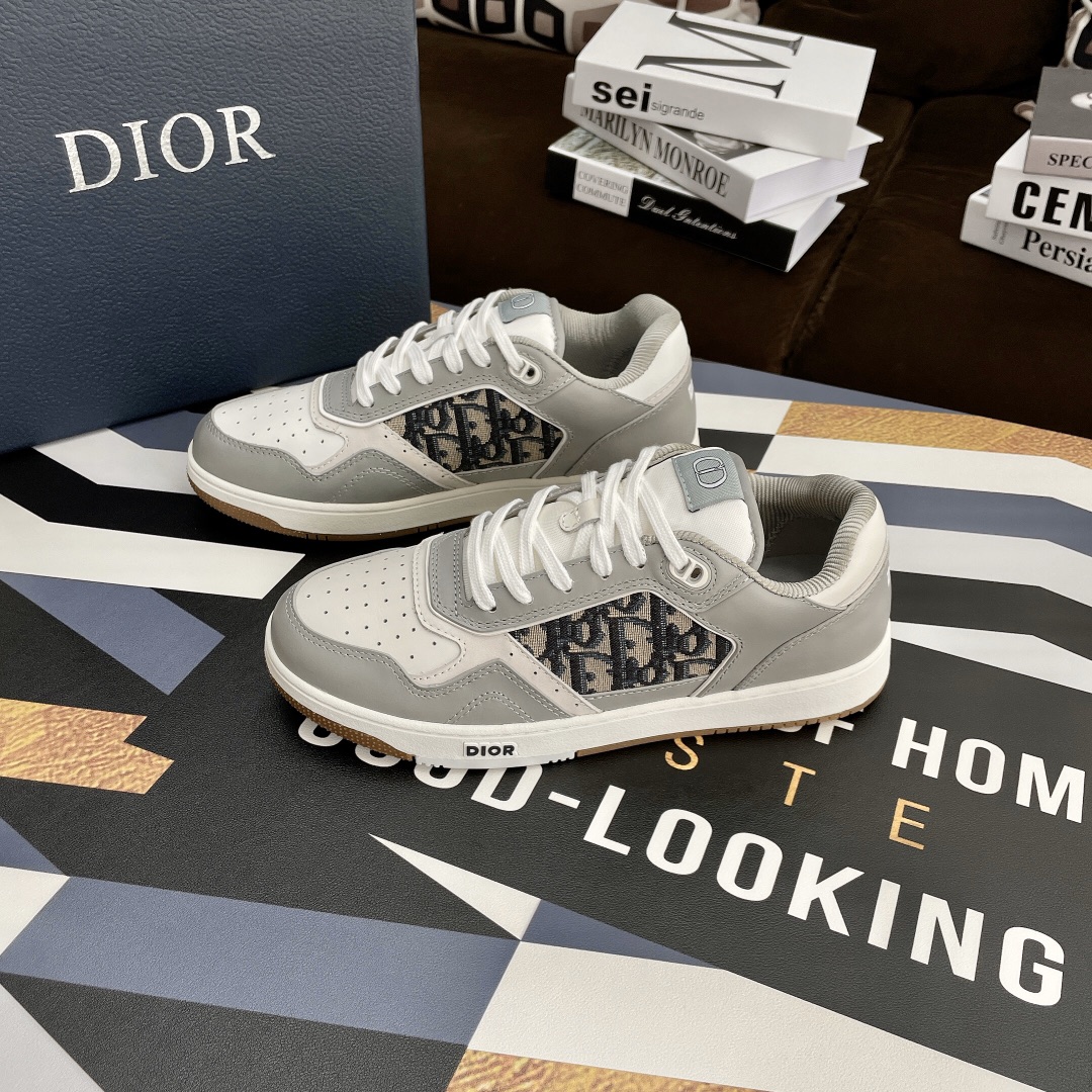 [TOP] Christian Dior Casual Shoes - Gray - 711 Luxury